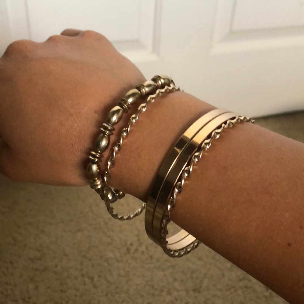 Gold and silver jewelry